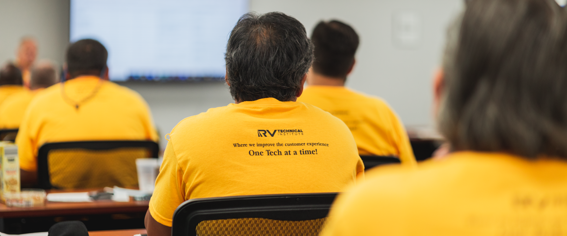 Trainees in a classroom 