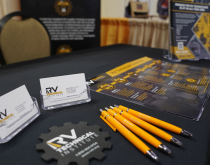 RVTI pencils and business cards