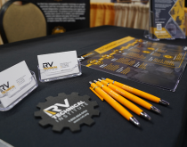 RVTI pencils and business cards