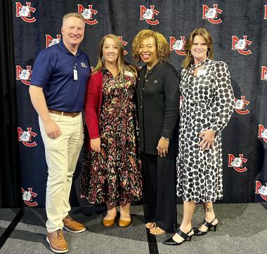 Attendees at Navarro College Day, including Curt Hemmeler